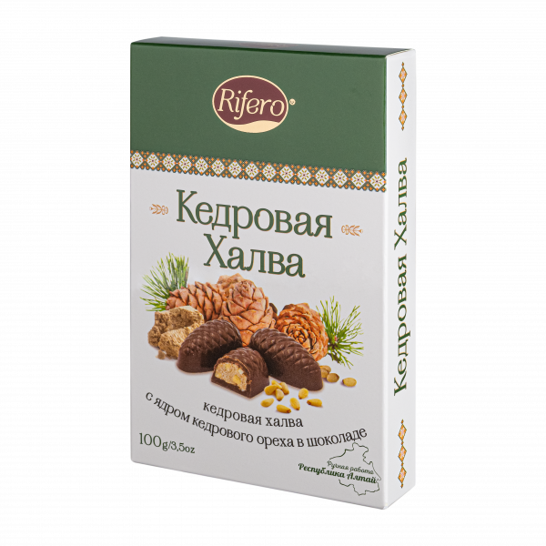 №1 Риф и ко Конфеты "Кедровая халва" 100г   в Челябинске