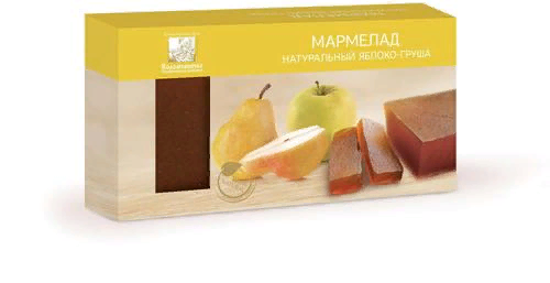  Мармелад пластовый 210г ЯБЛОКО-ГРУША в Челябинске