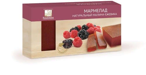  Мармелад пластовый 210г МАЛИНА-ЕЖЕВИКА в Челябинске