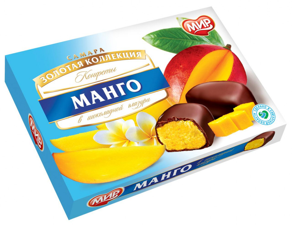  КФ МИР Манго-Кокос в шоколадной глазури 160г  в Челябинске
