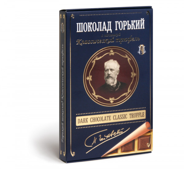 №1 Фабрика Томер  Горький шоколад ТРЮФЕЛЬ классический (Чайковский), 112г в Челябинске