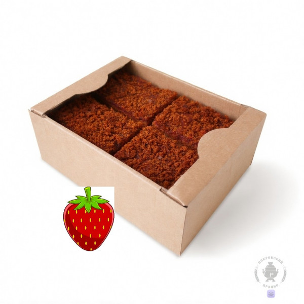 №3 Пряник 1кг с фруктовой начинкой Клубника в Челябинске