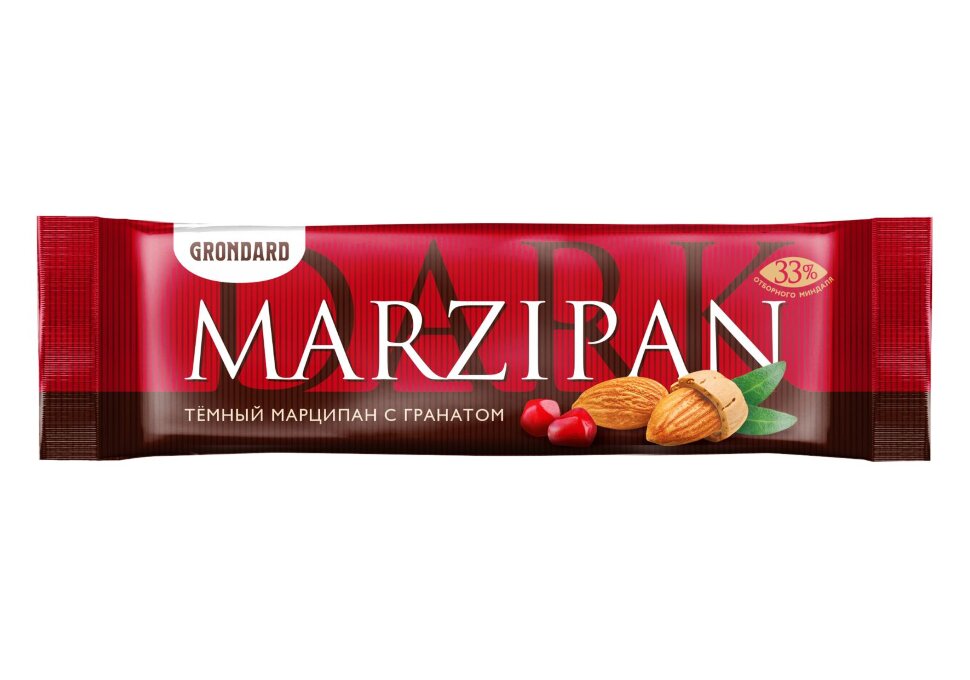  TM Grondard     (10973) Батончики глазированные Марципановые ГРАНАТ, (24шт по 50г)       в Челябинске
