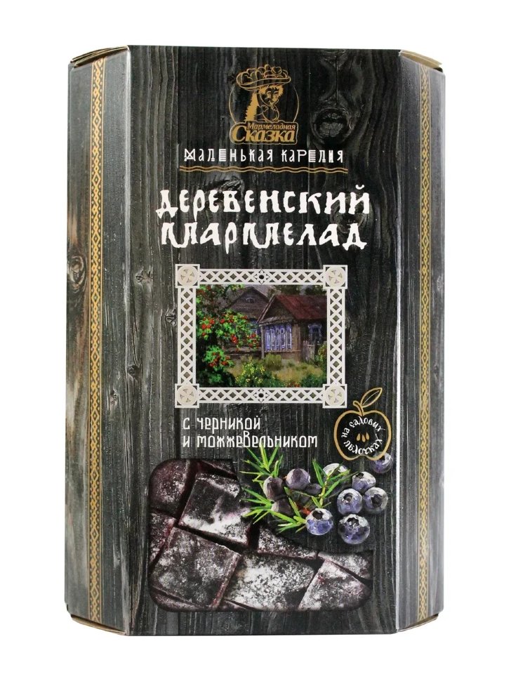  Мармелад деревенский "С черникой и можжевельником" 300г в Челябинске